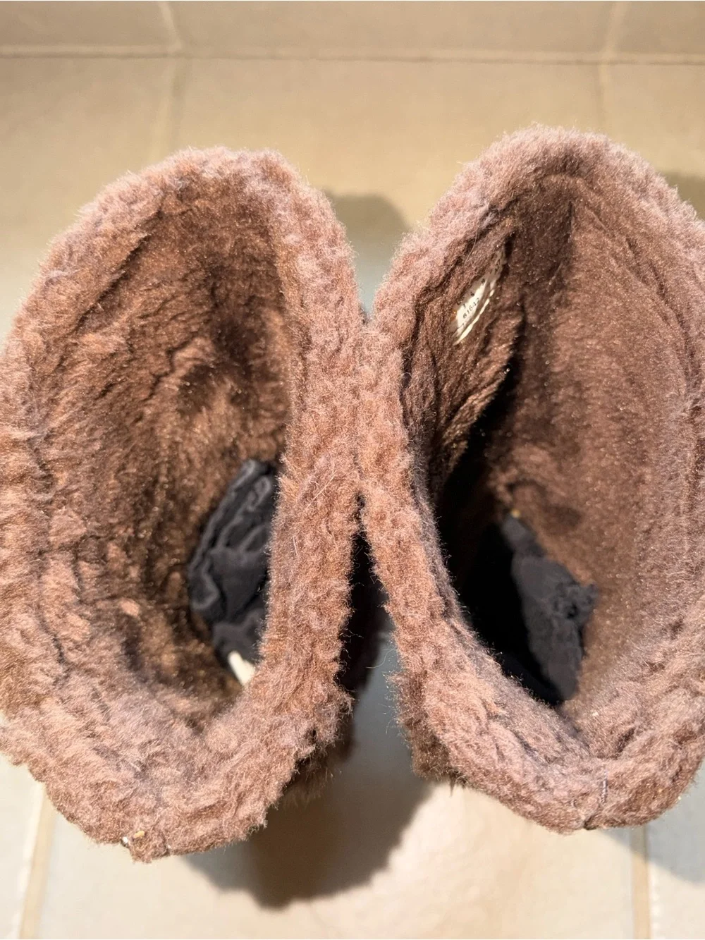 Timberland Brown Suede Faux-Fur-Trim Mid-Calf Winter Boots